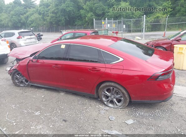 1HGCY1F3XRA049342 2024 HONDA ACCORD Burgundy Widok wnętrza 360 stopni