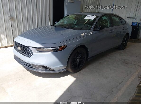 1HGCY1F40SA013464 2025 HONDA ACCORD Gray Առջևի ձախ երեք քառորդ տեսարան