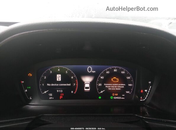 1HGCY1F40SA013464 2025 HONDA ACCORD Gray Հետևի նստատեղերի տեսք