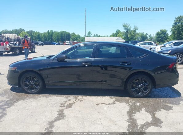 1HGCY1F40SA013786 2025 HONDA ACCORD Black Սալոնի 360 աստիճան տեսք