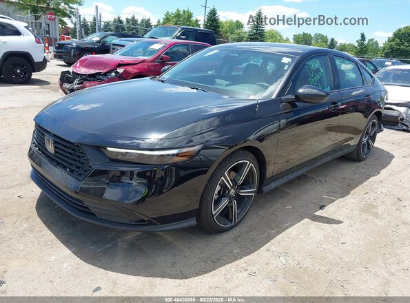 1HGCY1F40TA038155 2026 HONDA ACCORD Black Przód lewy