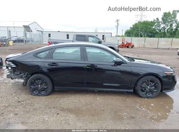 1HGCY1F41SA030130 2025 HONDA ACCORD Black Սալոնի 360 աստիճան տեսք