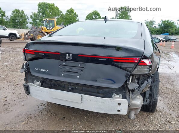 1HGCY1F41SA030130 2025 HONDA ACCORD Black Դիմացի տեսք