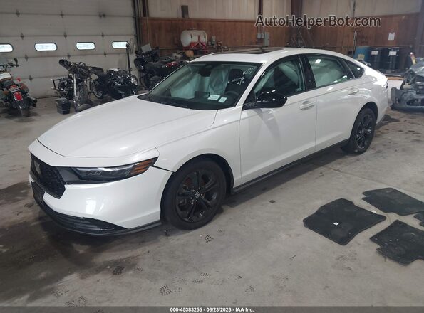 1HGCY1F41SA044058 2025 HONDA ACCORD Белый Передняя левая четверть