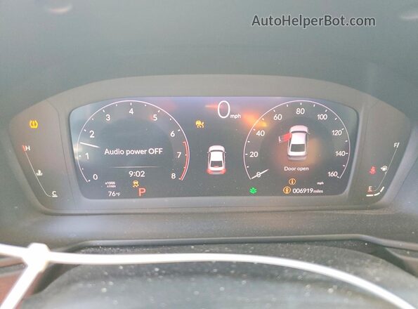 1HGCY1F41SA073138 2025 HONDA ACCORD Blue ხელსაწყოთა პანელის ხედი