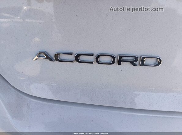 1HGCY1F42SA022926 2025 HONDA ACCORD White უკანა მარცხენა