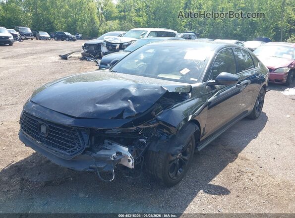 1HGCY1F42SA062794 2025 HONDA ACCORD Черный Передняя левая четверть