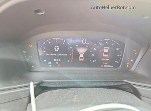 1HGCY1F42SA073584 2025 HONDA ACCORD Gray ხელსაწყოთა პანელის ხედი