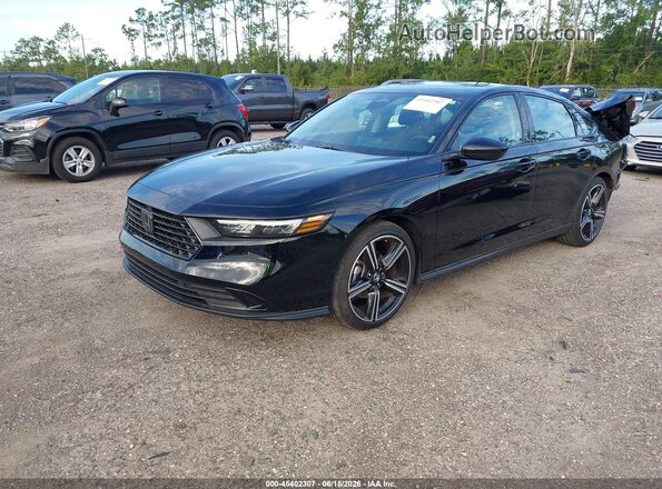 1HGCY1F42TA001561 2026 HONDA ACCORD Black წინა მარცხენა ხედი სამი მეოთხედიდან