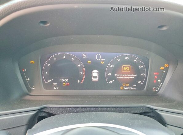 1HGCY1F42TA002547 2026 HONDA ACCORD Silver Vista del cuadro de instrumentos