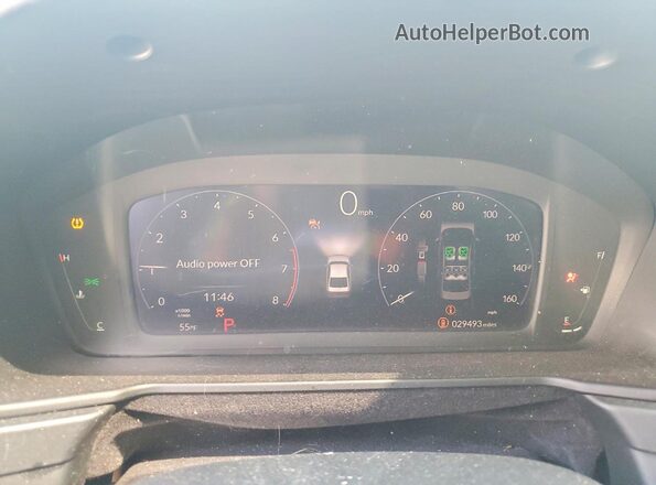 1HGCY1F43SA005441 2025 HONDA ACCORD Gray Սարքավորումների վահանակի տեսք