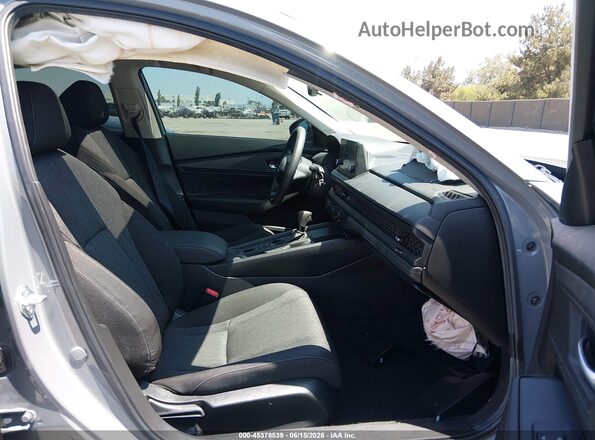 1HGCY1F43SA021980 2025 HONDA ACCORD Gray Widok wnętrza z przodu