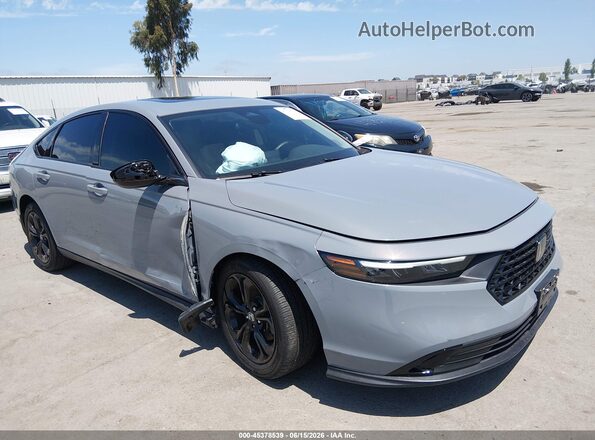 1HGCY1F43SA021980 2025 HONDA ACCORD Gray Widok z przodu