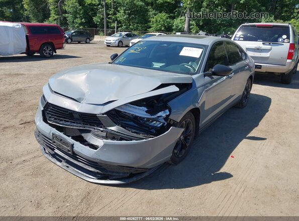 1HGCY1F43SA023504 2025 HONDA ACCORD Gray Առջևի ձախ երեք քառորդ տեսարան