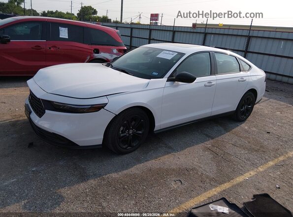 1HGCY1F43SA071777 2025 HONDA ACCORD White Vista tres cuartos delantera izquierda