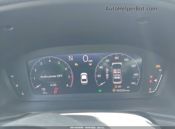 1HGCY1F43SA081998 2025 HONDA ACCORD White Widok tylnych siedzeń