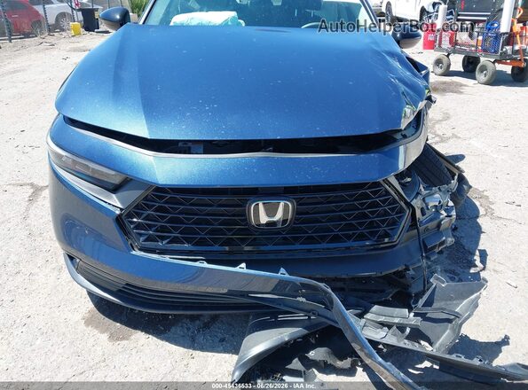 1HGCY1F44SA075255 2025 HONDA ACCORD Blue Вид щитка приладів