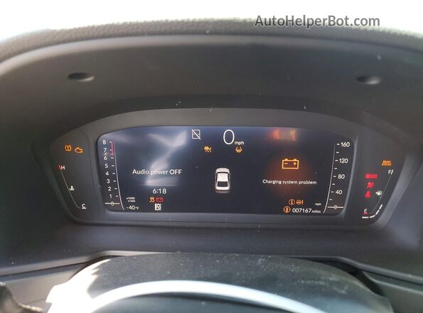 1HGCY1F45SA022502 2025 HONDA ACCORD Gray Вид щитка приладів