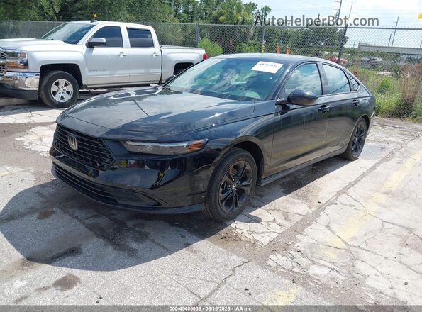 1HGCY1F45SA091254 2025 HONDA ACCORD Black Przód lewy
