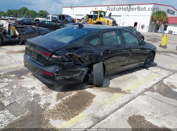 1HGCY1F45SA091254 2025 HONDA ACCORD Black Tył prawy