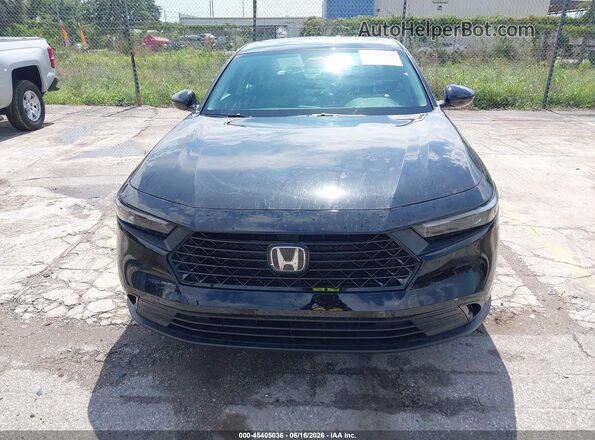 1HGCY1F45SA091254 2025 HONDA ACCORD Black Widok zestawu wskaźników