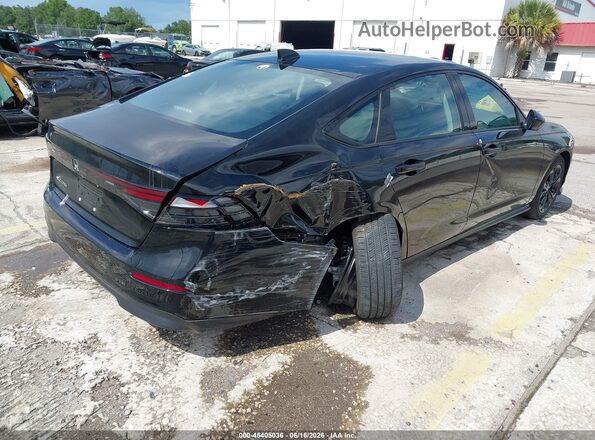 1HGCY1F45SA091254 2025 HONDA ACCORD Black Widok z przodu