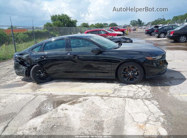 1HGCY1F45SA091254 2025 HONDA ACCORD Black Widok wnętrza z tyłu