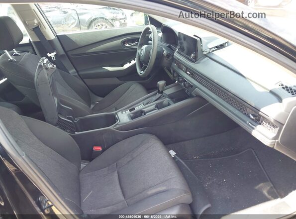 1HGCY1F45SA091254 2025 HONDA ACCORD Black Widok wnętrza z przodu