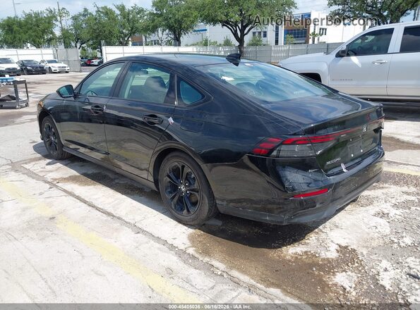 1HGCY1F45SA091254 2025 HONDA ACCORD Black Tył lewy