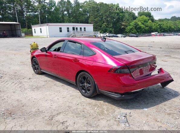 1HGCY1F46SA012562 2025 HONDA ACCORD Red Հետևի ձախ