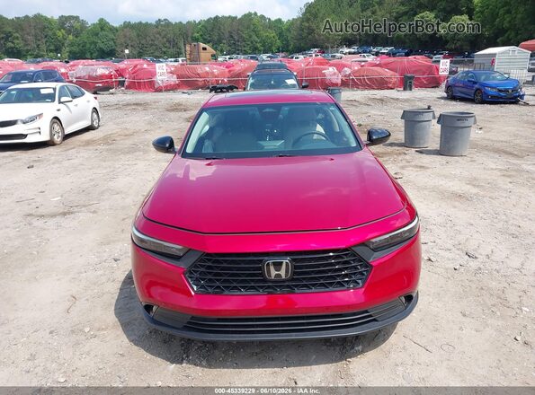 1HGCY1F46SA012562 2025 HONDA ACCORD Red Սարքավորումների վահանակի տեսք