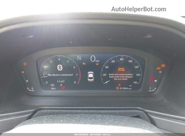 1HGCY1F46SA012562 2025 HONDA ACCORD Red Հետևի նստատեղերի տեսք
