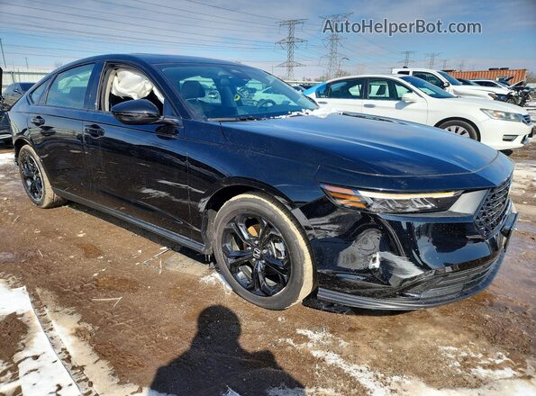 1HGCY1F46SA049742 2025 HONDA ACCORD Black Առջևի աջ