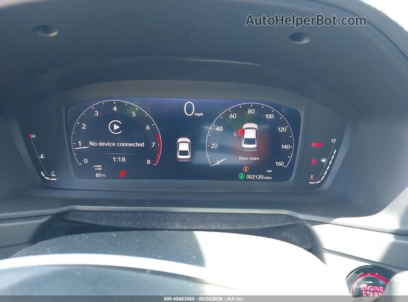 1HGCY1F46TA004687 2026 HONDA ACCORD Gray Widok tylnych siedzeń