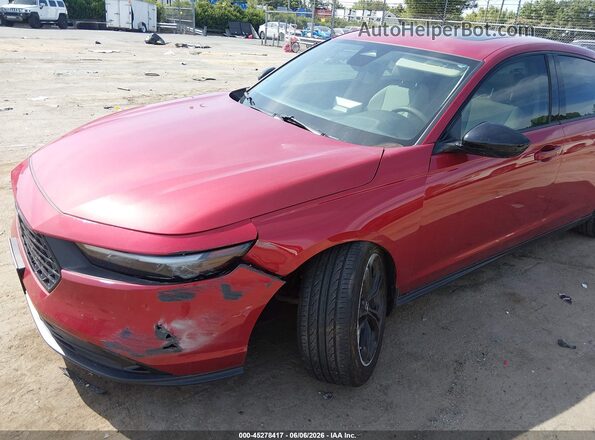 1HGCY1F47SA004812 2025 HONDA ACCORD Red Vista frontal