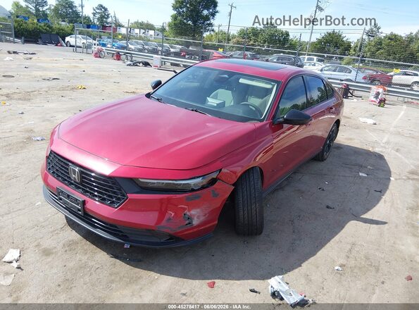 1HGCY1F47SA004812 2025 HONDA ACCORD Red Vista tres cuartos delantera izquierda