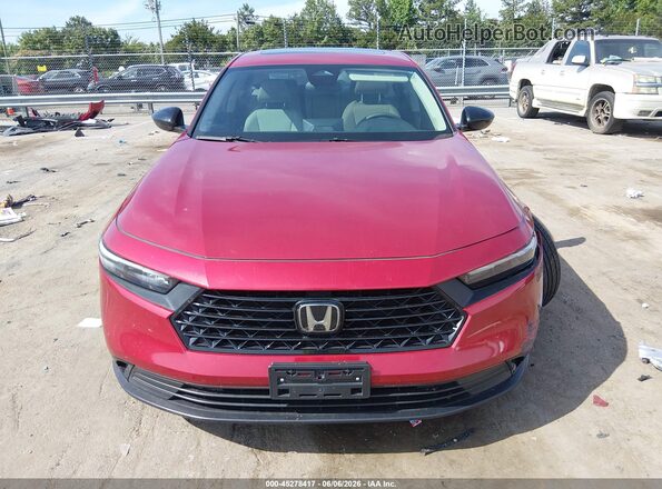 1HGCY1F47SA004812 2025 HONDA ACCORD Red Vista del cuadro de instrumentos