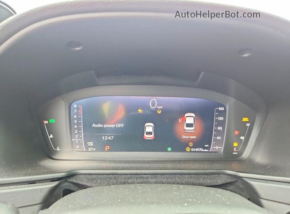 1HGCY1F47SA038295 2025 HONDA ACCORD Черный Вид щитка приборов