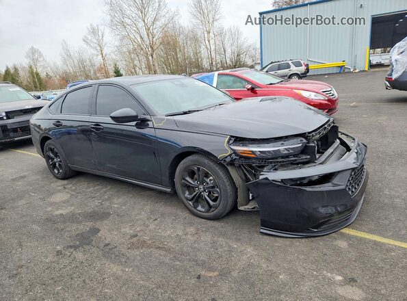1HGCY1F47SA038295 2025 HONDA ACCORD Черный Передняя правая четверть