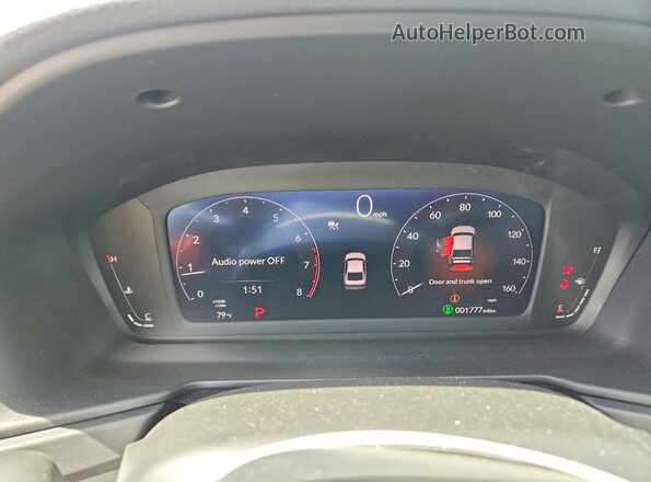1HGCY1F47TA019750 2026 HONDA ACCORD White ხელსაწყოთა პანელის ხედი