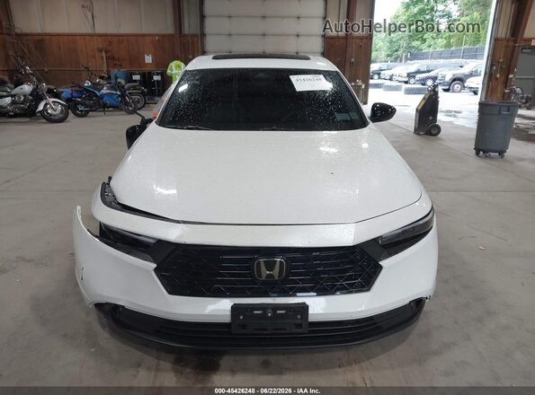 1HGCY1F48SA039004 2025 HONDA ACCORD White Vista del cuadro de instrumentos