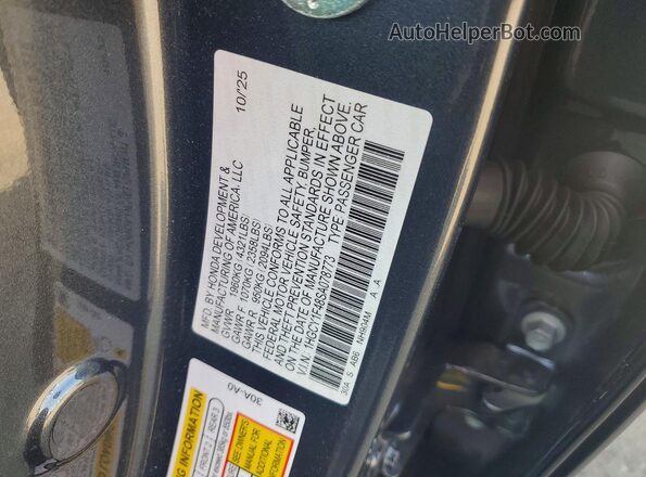 1HGCY1F48SA078773 2025 HONDA ACCORD Серый Вид подкапотного пространства