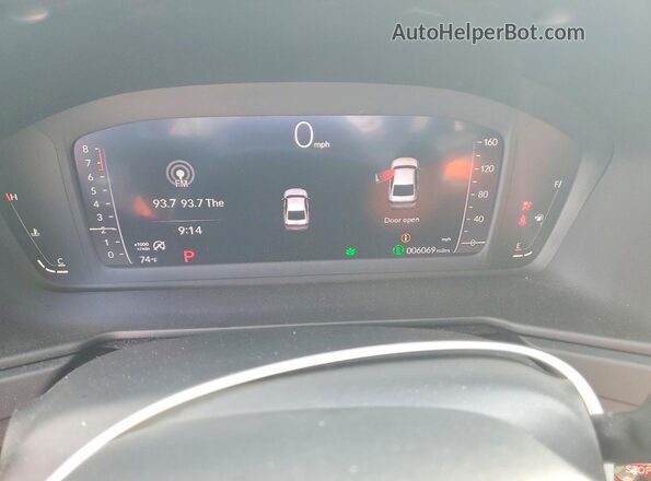 1HGCY1F48SA078787 2025 HONDA ACCORD Gray Widok zestawu wskaźników