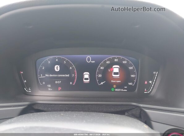 1HGCY1F48TA020650 2026 HONDA ACCORD Gray Widok tylnych siedzeń