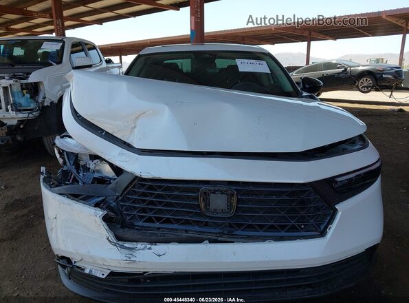 1HGCY1F49SA011079 2025 HONDA ACCORD White Instrument cluster view