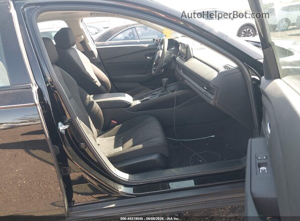1HGCY1F4XSA035973 2025 HONDA ACCORD Black Вид салону спереду