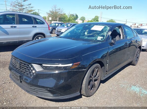 1HGCY1F4XSA035973 2025 HONDA ACCORD Black Вид спереду
