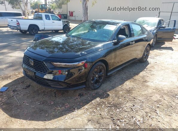 1HGCY1F4XSA057178 2025 HONDA ACCORD Black Передня ліва чверть