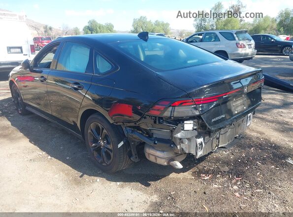 1HGCY1F4XSA057178 2025 HONDA ACCORD Black Задня ліва чверть