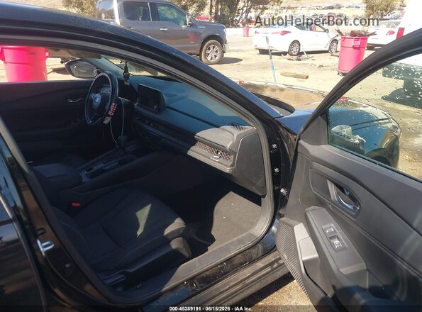 1HGCY1F4XSA057178 2025 HONDA ACCORD Black Вид салону спереду